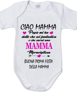 Body Neonato Ciao Mamma