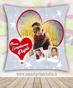 Cuscino Personalizzato con Foto Papà