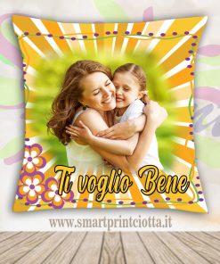 Cuscino Personalizzato con Foto Ti Voglio Bene