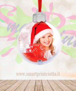 Pallina Natalizia Personalizzata con Foto