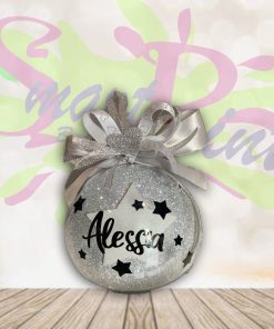 Pallina di Natale in Plexiglass con Nome