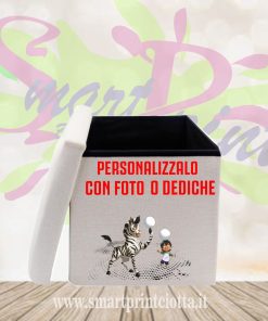 Pouf Portaoggetti Personalizzabile