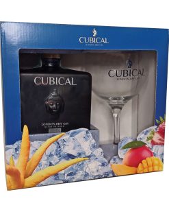 Cubical Ultra Premium Dry Gin 70cl (Glass Box)
