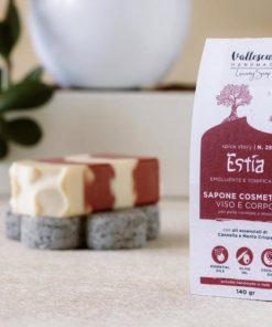 Sapone naturale ESTIA 140g per VISO e CORPO